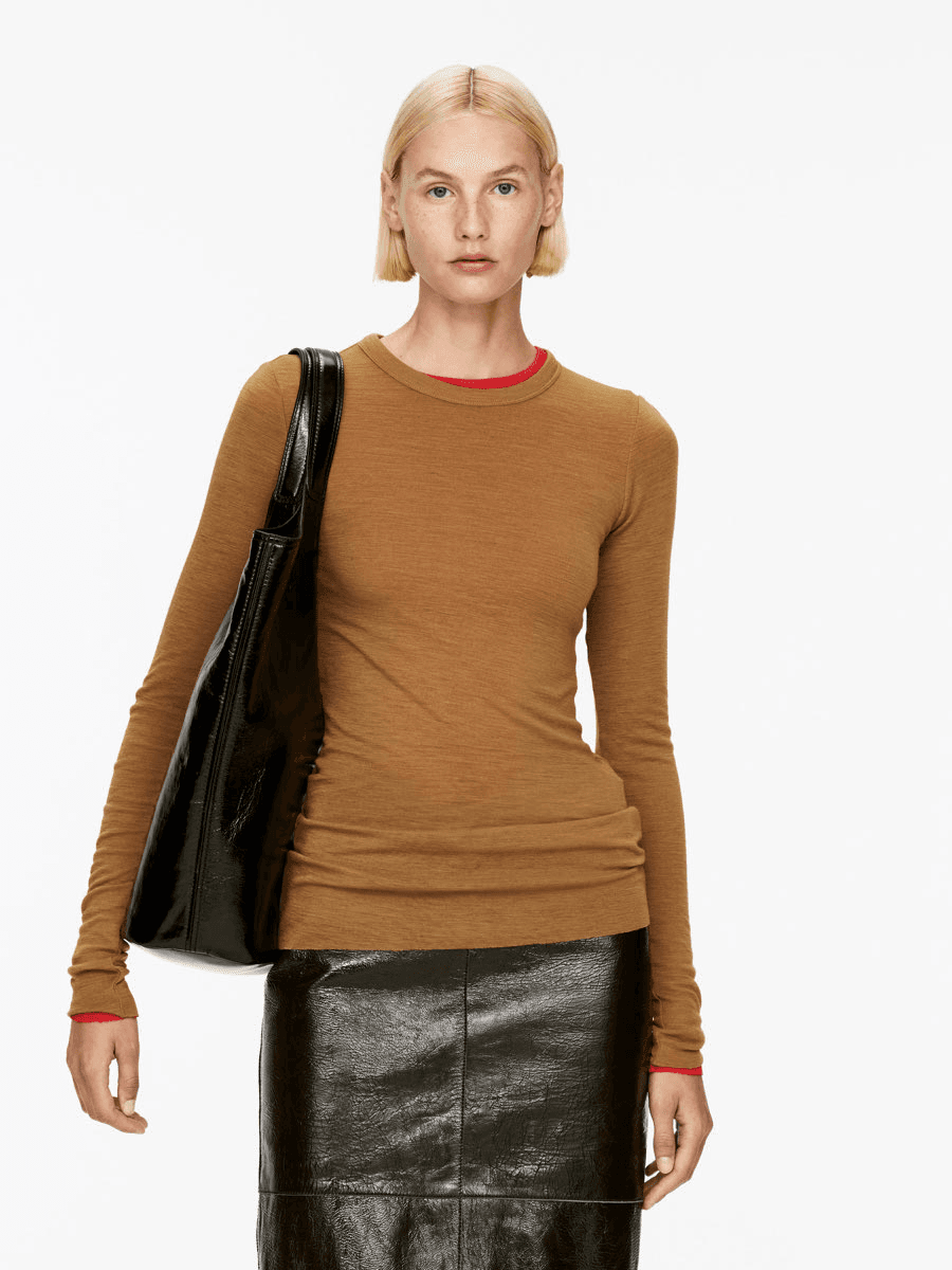 Just purchased this camel-colored one last week.