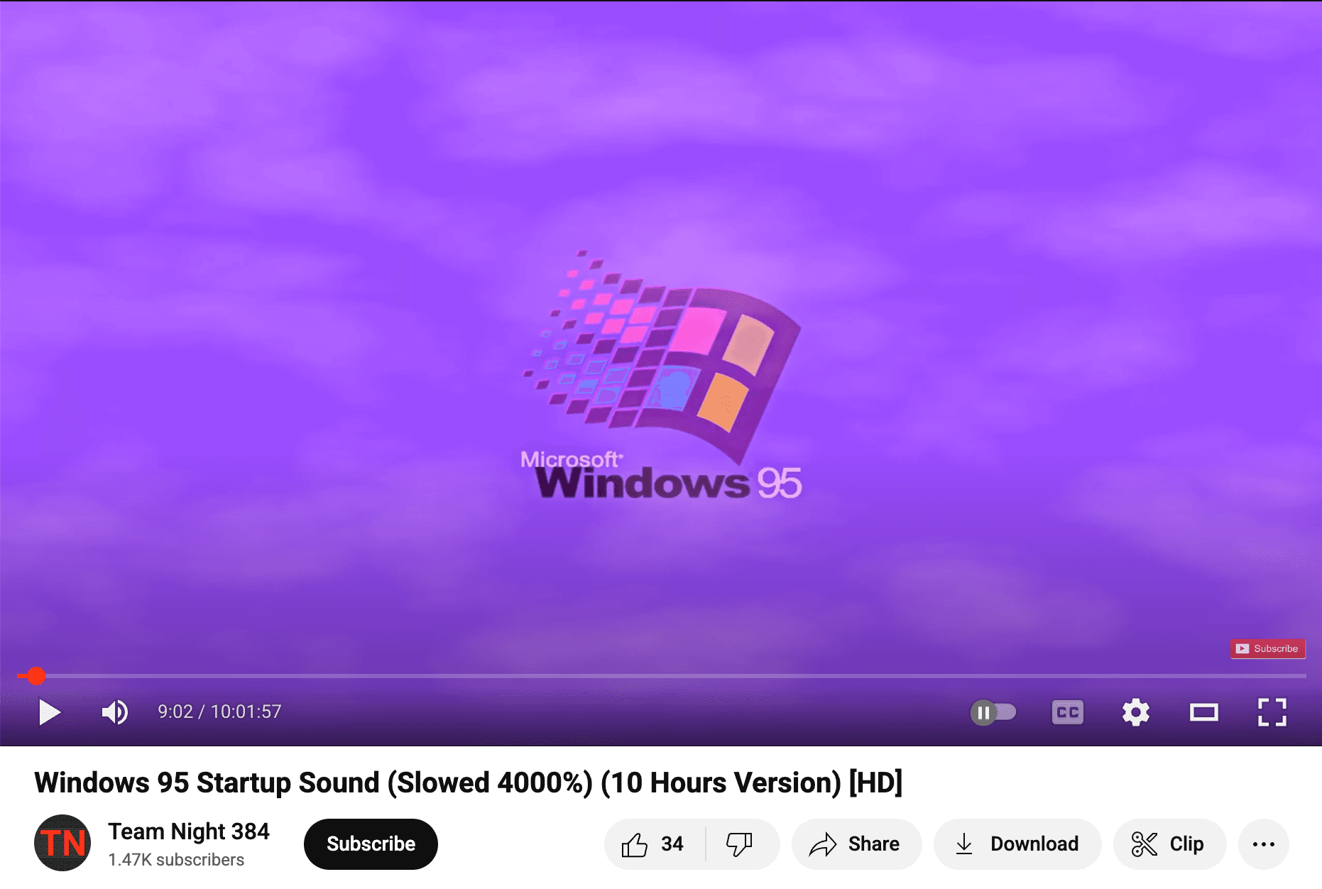 This is a slowed 4000% version of the Windows 95 Startup Sound.
Please try this out, I would say this version itself is an iconic ambient gem.