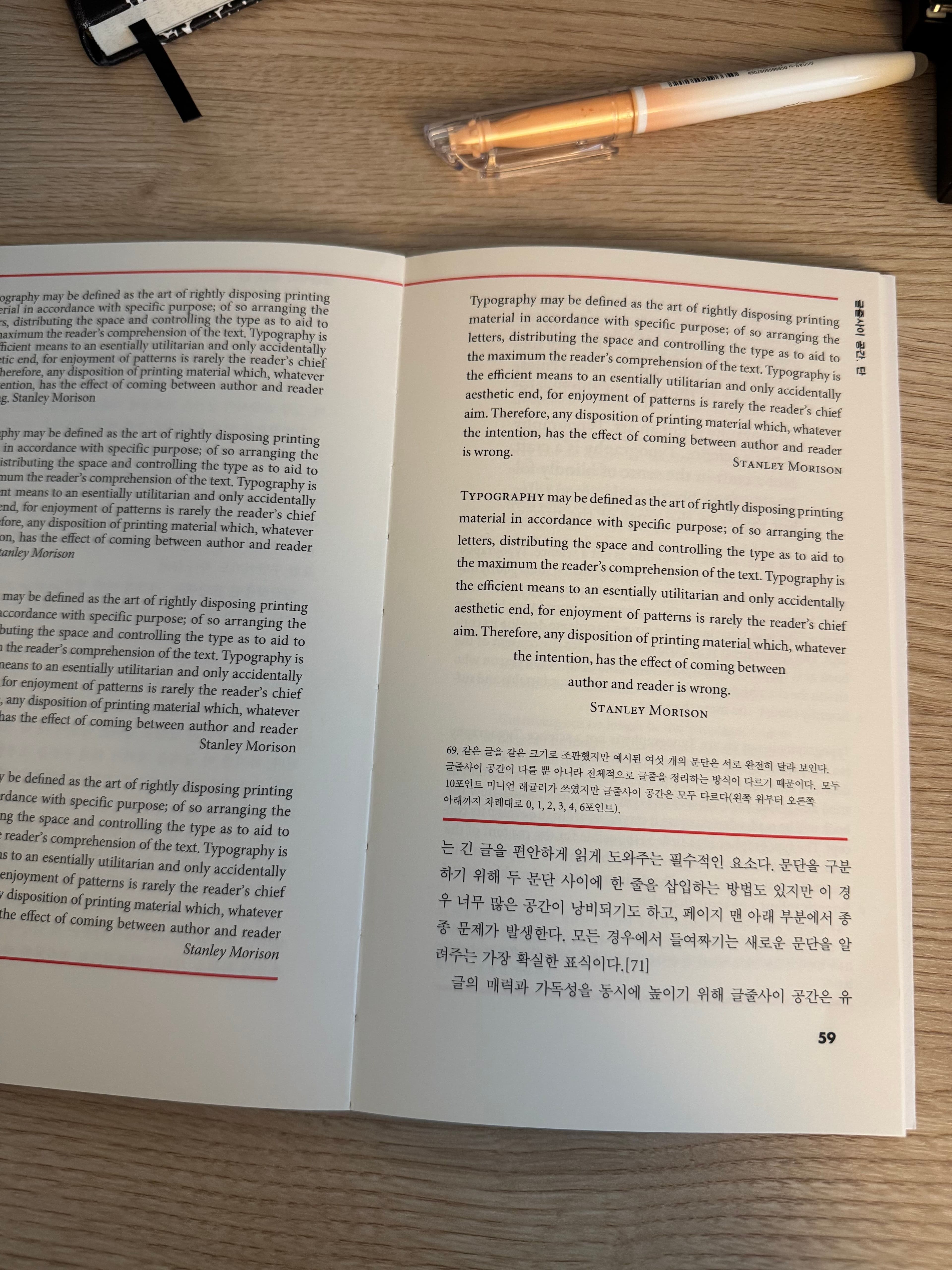 The typography book I bought a while ago is finally useful. Finding our own balance of beauty and readability..