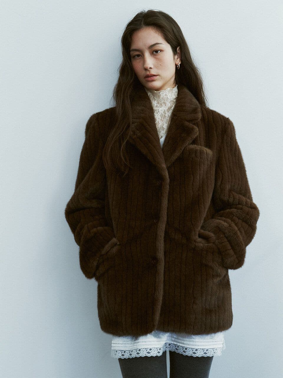 Fur Blazer Brown, Fritur